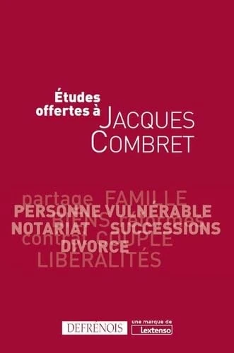 ETUDES OFFERTES A JACQUES COMBRET