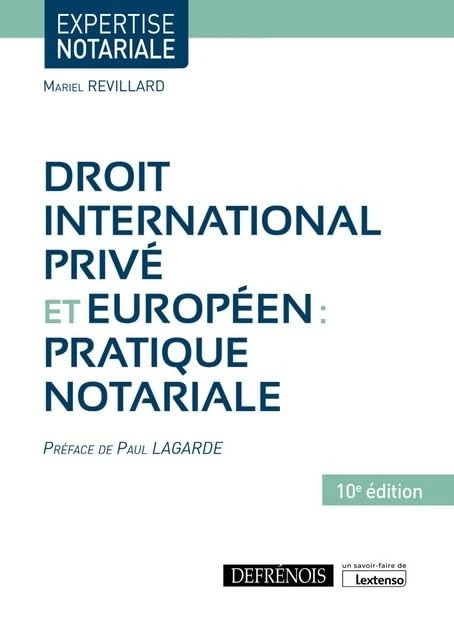 Droit international privé et européen : pratique notariale (2022)