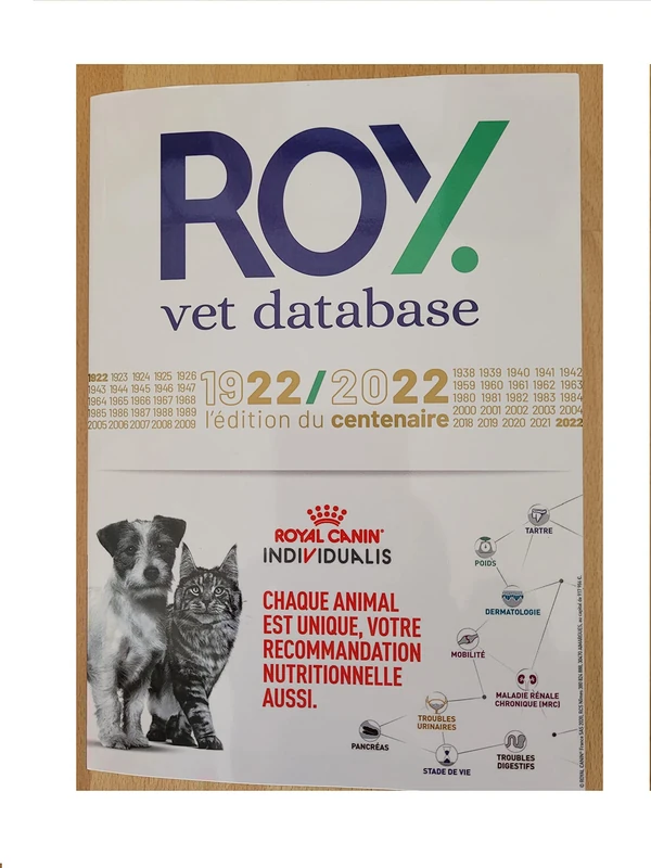 Annuaire Vétérinaire Roy: 94e édition (2022)