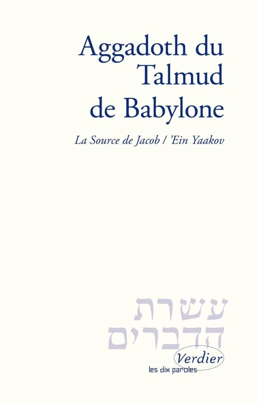 Aggadoth du Talmud de Babylone: in Yaakov