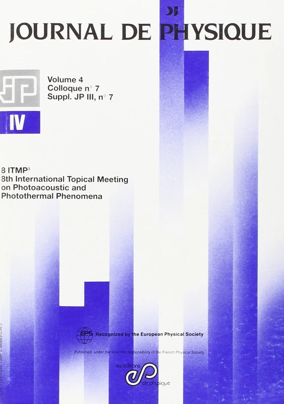 8TH INTERNATIONAL TOPICAL MEETING ON PHOTOACOUSTIC...: 0 - Image 1