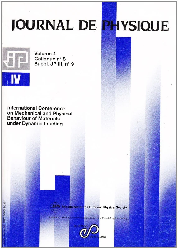 EURODYMAT 94- INTERNATIONAL CONFERENCE ON MECHANICAL...: 0