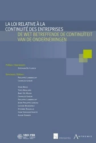 la loi relative à la continuité des entreprises: Livre bilingue français-néerlandais