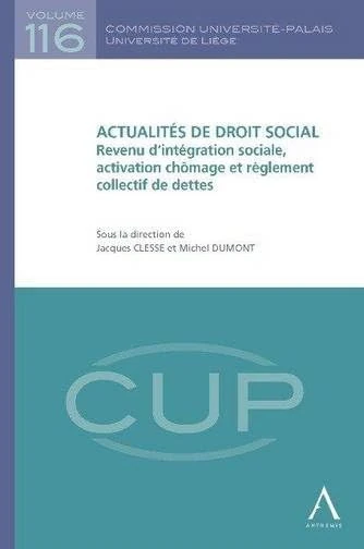 ACTUALITÉS DE DROIT SOCIAL - REVENU D'INTÉGRATION SOCIALE, ACTIVATION CHÔMAGE ET: SOUS LA DIRECTION DE: JACQUES CLESSE, MICHEL DUMONT