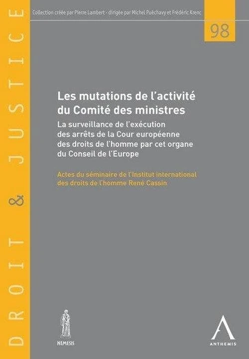 LES MUTATIONS DE L'ACTIVITÉ DU COMITÉ DES MINISTRES: La surveillance de l'exécution des arrêts de la Cour européenne des droits de l'homme par cet ... des droits de l'homme René Cassin - Image 1