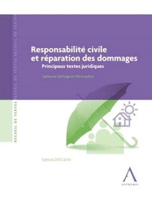 responsabilité civile et réparation des dommages - principaux textes juridiques