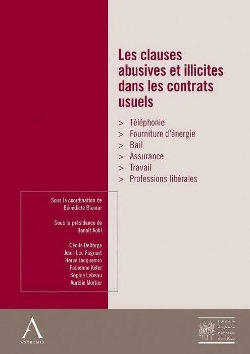 les clauses abusives et illicites dans les contrats usuels