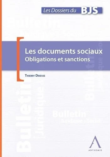 LES DOCUMENTS SOCIAUX DANS L'ENTREPRISE: OBLIGATIONS ET SANCTIONS