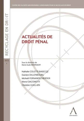 actualités de droit pénal