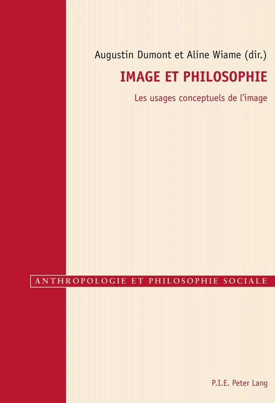 Image Et Philosophie: Les Usages Conceptuels De L'image: 7 (Anthropologie Et Philosophie Sociale)