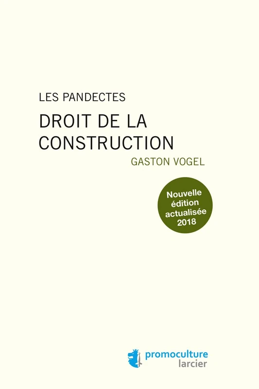 Les pandectes - Droit de la construction - Image 1