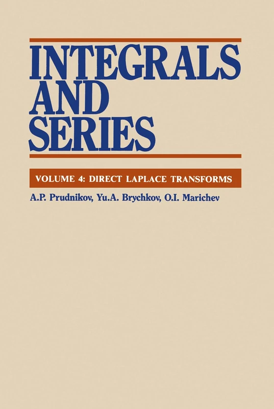 Integrals and Series: Direct Laplace Transforms: 004 - Image 1
