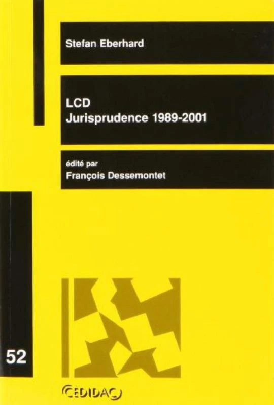 Jurisprudence 1989-2001. Loi Sur La Concurrence Deloyale