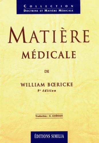 Matière médicale