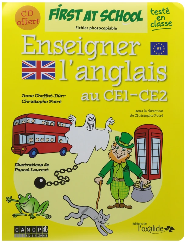 ENSEIGNER L'ANGLAIS AU CE1/CE2 (lien gratuit avec la bande sonore): Fichier photocopiable