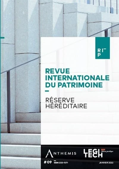Réserve héréditaire (Tome 9): RESERVE HEREDITAIRE