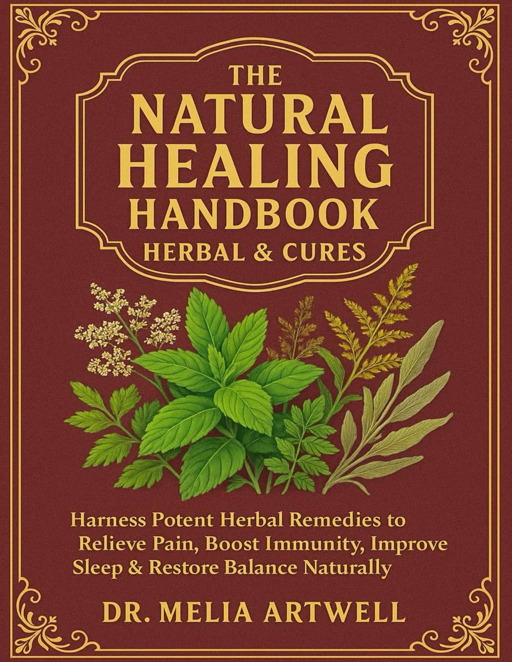 The Natural Healing Handbook Herbal & Cures: Harness Potent Herbal Remedies to Relieve Pain, Boost Immunity, Improve Sleep & Restore Balance Naturally