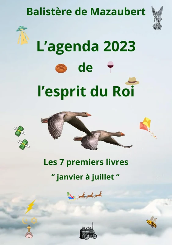 L'agenda 2023 de l'esprit du Roi: les 7 premiers livres " janvier à juillet " - Image 1