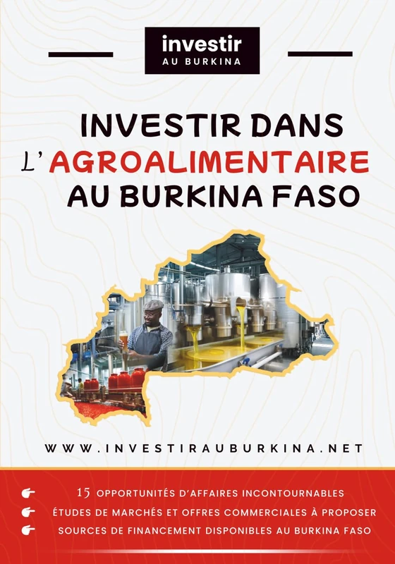 Investir dans l'agroalimentaire au Burkina Faso: 15 opportunités d'affaires incontournables + études de marché + offre à proposer - Image 1
