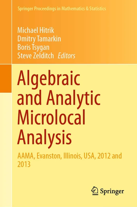 Algebraic and Analytic Microlocal Analysis: AAMA, Evanston, Illinois, USA, 2012 and 2013: 269 (Springer Proceedings in Mathematics & Statistics, 269)