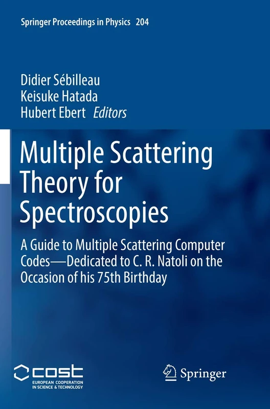 Multiple Scattering Theory for Spectroscopies: A Guide to Multiple Scattering Computer Codes -- Dedicated to C. R. Natoli on the Occasion of his 75th ... 204 (Springer Proceedings in Physics, 204)