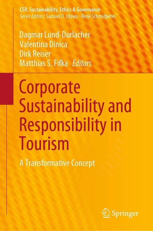 Springer Corporate Sustainability and Responsibility in Tourism