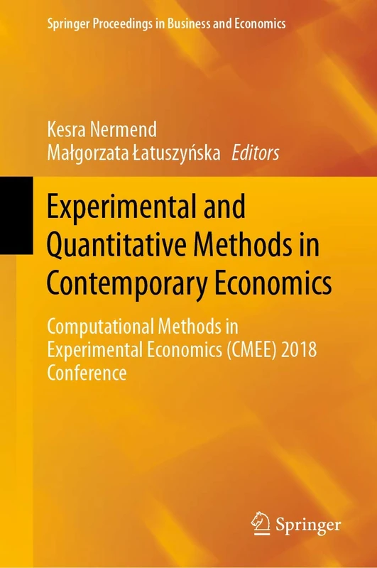 Springer - Computational Methods in Experimental Economics 2018