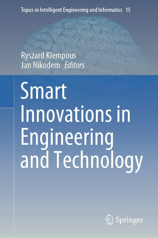 Springer Smart Innovations in Engineering and Technology 15