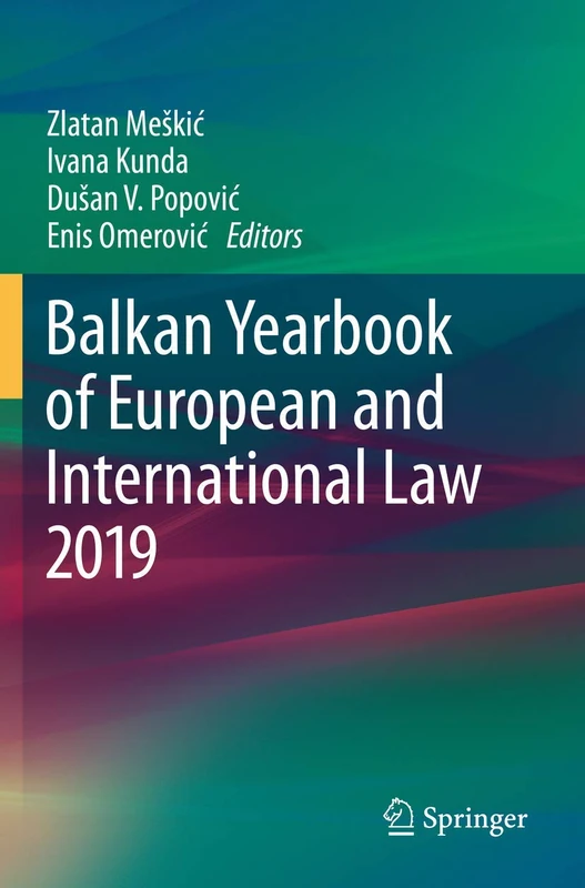 Balkan Yearbook of European and International Law 2019 - Image 1