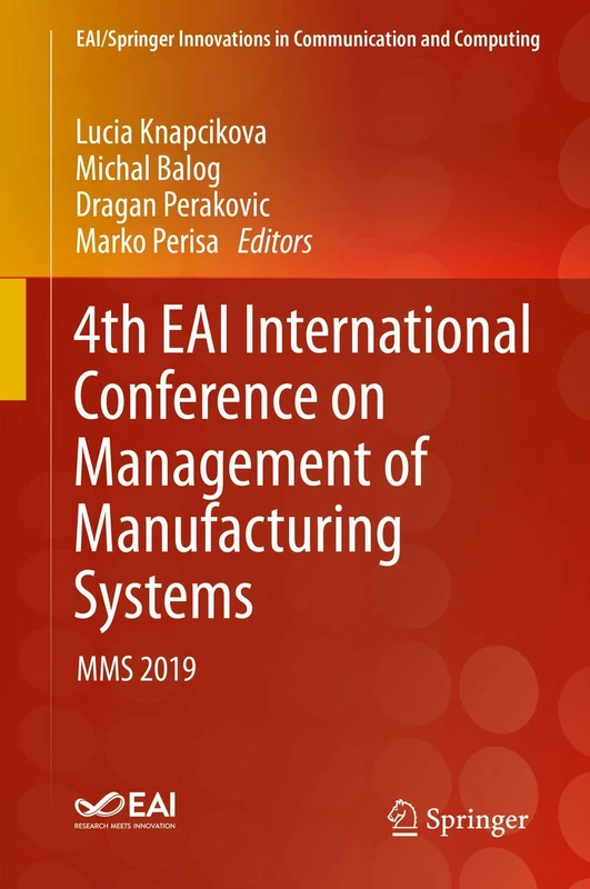 Springer MMS 2019 - Management of Manufacturing Systems Book