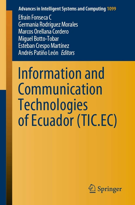 Springer TIC.EC 1099: Information and Communication Technologies