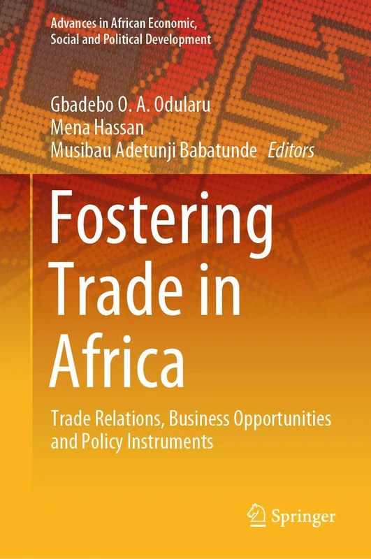 Springer - Fostering Trade in Africa - Business & Policy Book