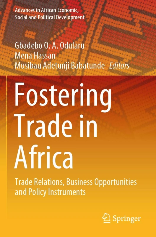 Springer - Fostering Trade in Africa - Economic Development Book