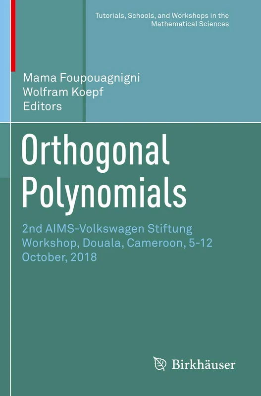 Orthogonal Polynomials: 2nd AIMS-Volkswagen Stiftung Workshop, Douala, Cameroon, 5-12 October, 2018 (Tutorials, Schools, and Workshops in the Mathematical Sciences)