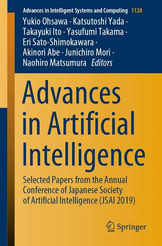 Springer Advances in Artificial Intelligence JSAI 2019 Book