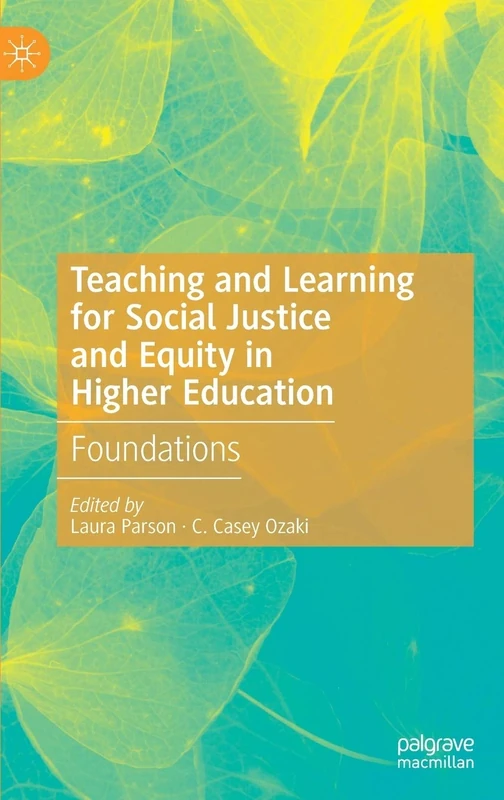 Teaching and Learning for Social Justice and Equity in Higher Education: Foundations