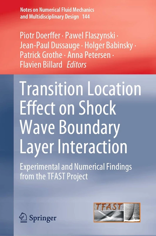 Transition Location Effect on Shock Wave Boundary Layer Interaction: Experimental and Numerical Findings from the TFAST Project: 144 (Notes on ... Mechanics and Multidisciplinary Design, 144) - Image 1