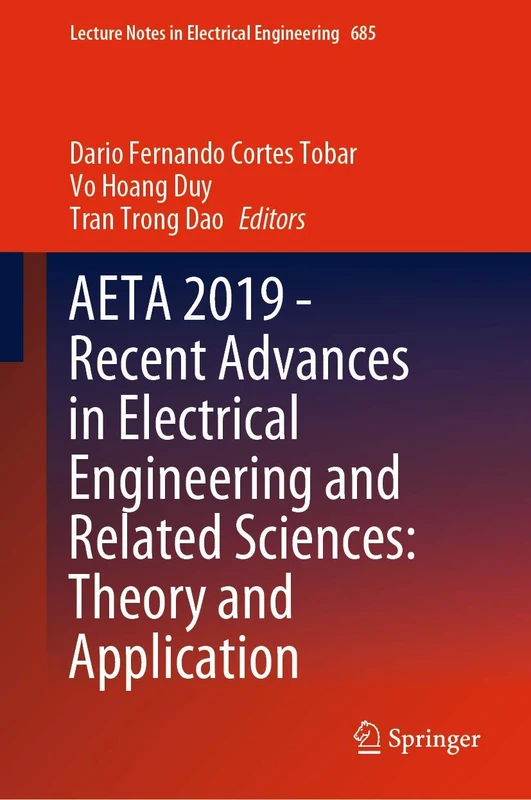 Springer AETA 2019 Electrical Engineering Lecture Notes 685