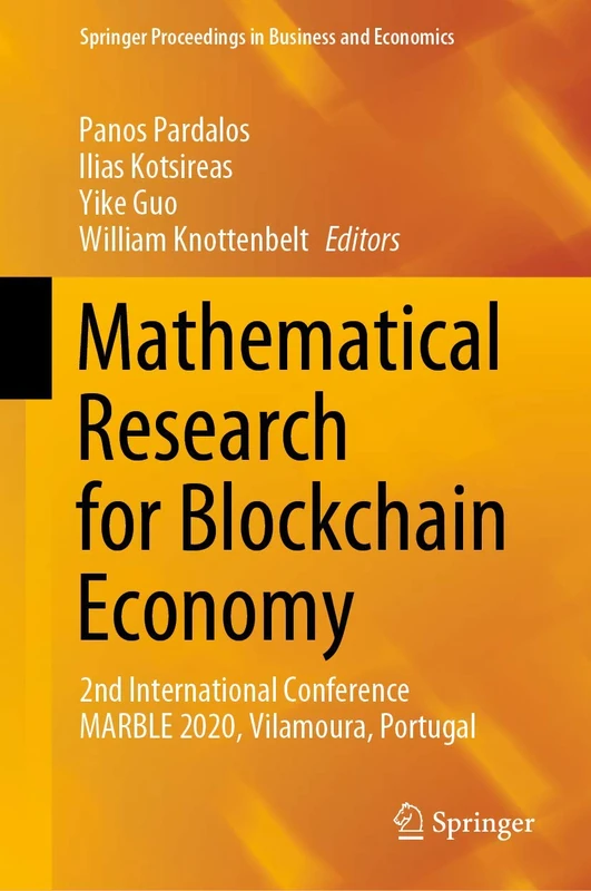 Springer Mathematical Research for Blockchain Economy MARBLE 2020 - Image 1