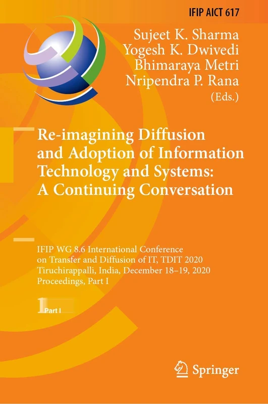 Springer IFIP WG 8.6 IT Diffusion and Adoption Conference Set - Image 1