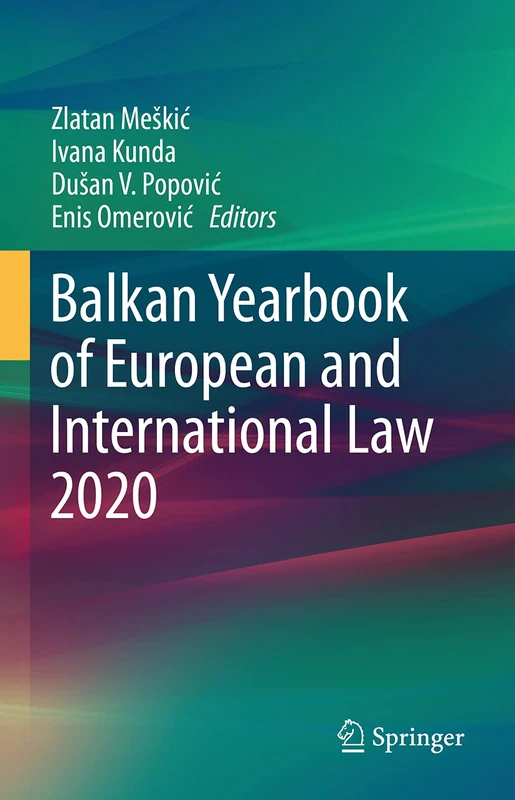Springer Balkan Yearbook of European and International Law 2020