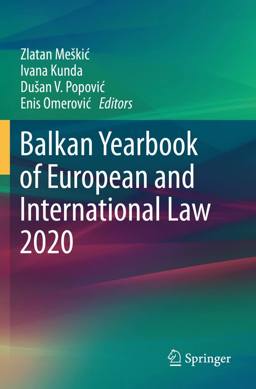 Balkan Yearbook of European and International Law 2020 - Image 1