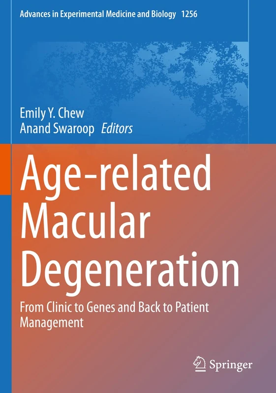 Springer Age-related Macular Degeneration - Vol 1256 Book
