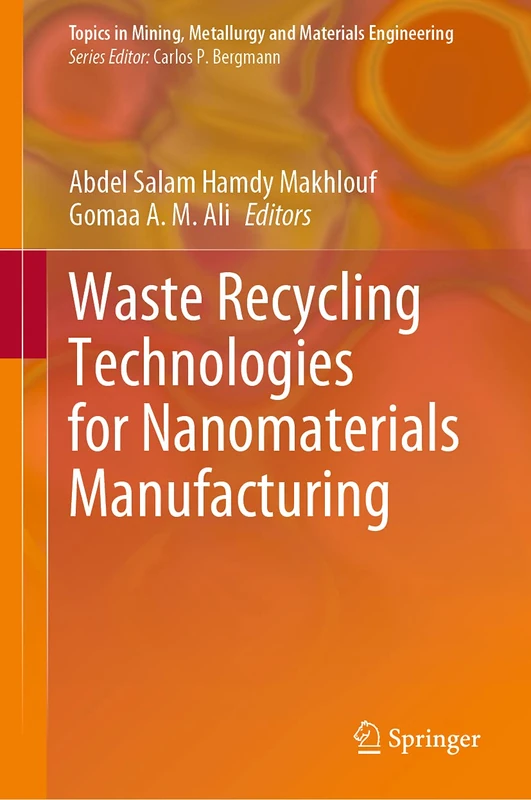 Waste Recycling Technologies for Nanomaterials Manufacturing (Topics in Mining, Metallurgy and Materials Engineering)