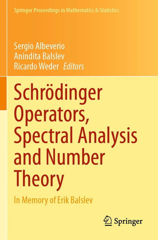 Springer Schrodinger Operators, Spectral Analysis and Number Theory