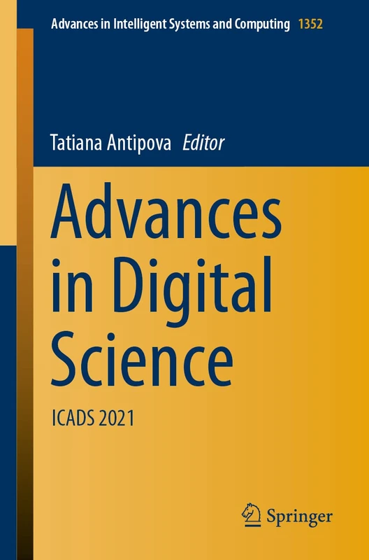 Springer Advances in Digital Science: ICADS 2021 Book