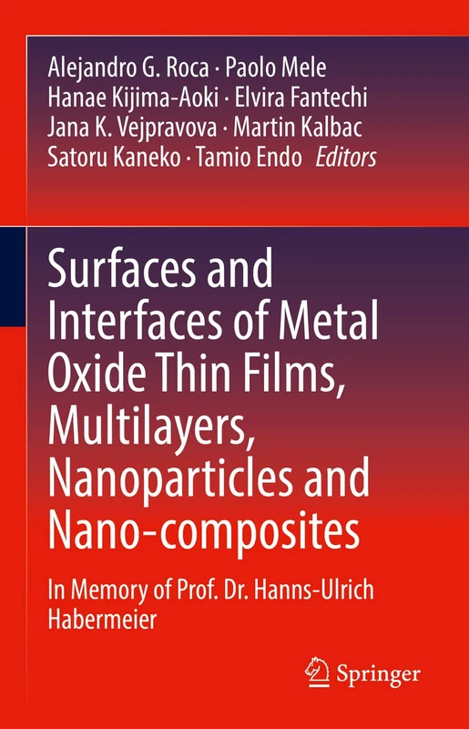 Surfaces and Interfaces of Metal Oxide Thin Films, Multilayers, Nanoparticles and Nano-composites: In Memory of Prof. Dr. Hanns-Ulrich Habermeier