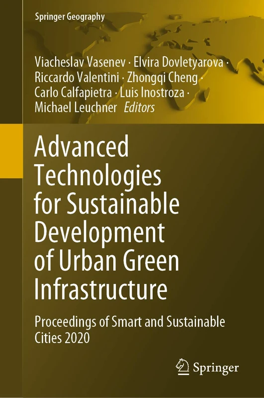 Springer Advanced Technologies for Sustainable Urban Green Infrastructure