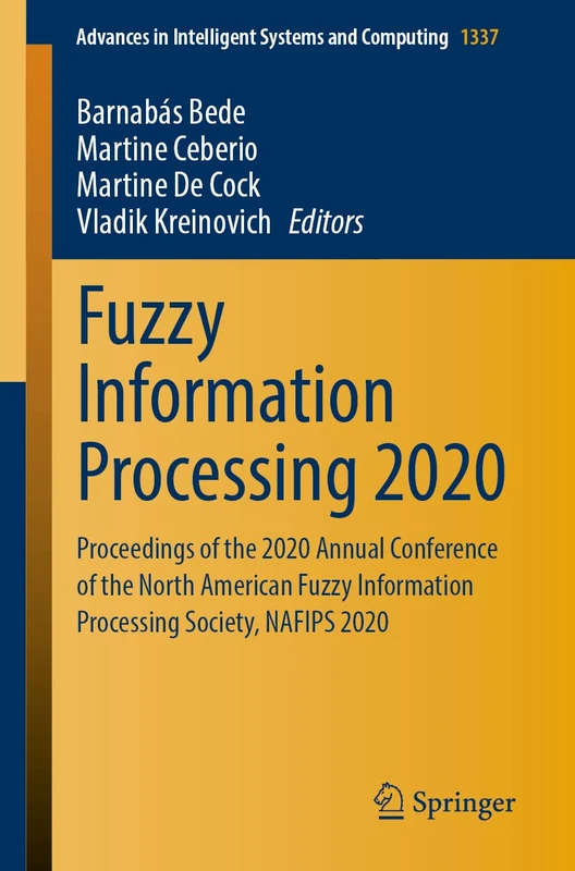 Springer Fuzzy Information Processing 2020 NAFIPS Proceedings