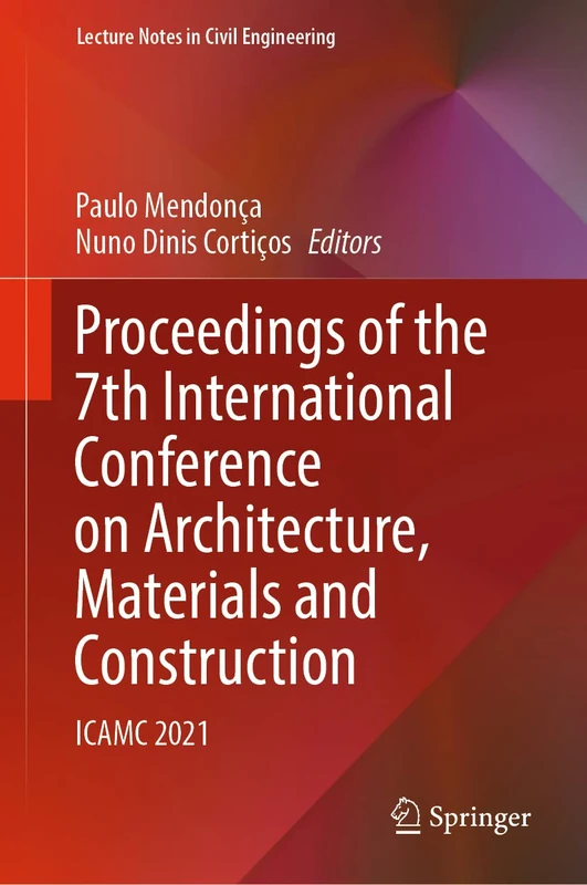 Springer ICAMC 2021 Proceedings - Lecture Notes in Civil Engineering
